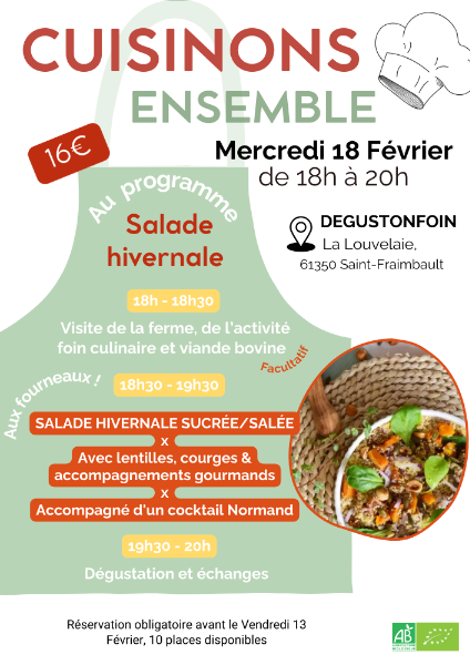 Cuisinons ensemble - Salade hivernale